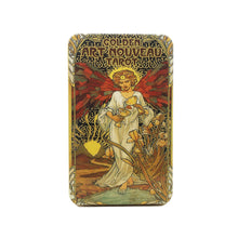 Load image into Gallery viewer, Golden Art Nouveau Tarot Cards Deluxe
