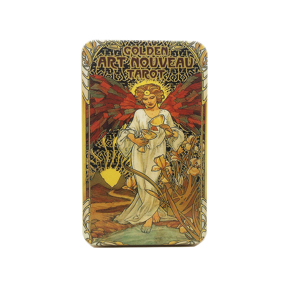 Golden Art Nouveau Tarot Cards Deluxe