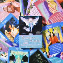 Load image into Gallery viewer, Messages from Your Angels Oracle Cards box image and cards
