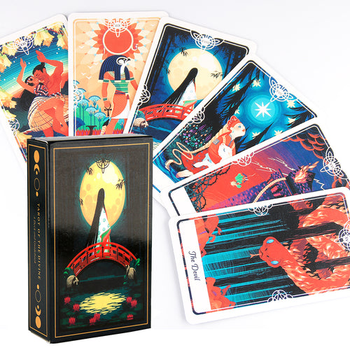 Tarot of the Divine Tarot Cards box image and spread