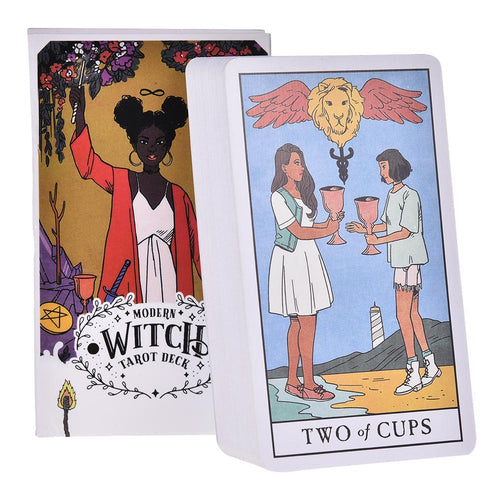 Modern Witch Tarot Card Two of Cups