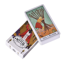 Load image into Gallery viewer, Modern Witch Tarot Card box with Ten of Wands
