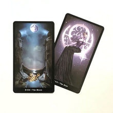 Load image into Gallery viewer, The Steampunk Tarot Cards the moon the star
