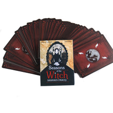 Load image into Gallery viewer, Seasons of the Witch Oracle Cards designs
