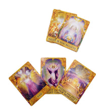 Load image into Gallery viewer, Angel Answers Oracle cards messages from your angels card design spread
