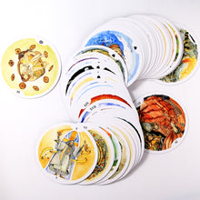 Load image into Gallery viewer, Circle Of Life Round Tarot Cards stacked sample
