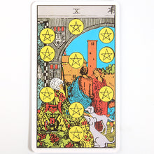 Load image into Gallery viewer, Classic Design Tarot Cards Deck  10 of coins
