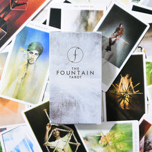 Load image into Gallery viewer, The Fountain Tarot Cards box image with card spread
