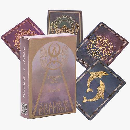 Threads of Fate Oracle Cards box and cards