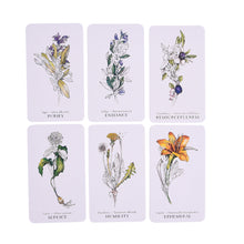Load image into Gallery viewer, Hedgewitch Botanical Oracle Cards card spread
