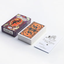 Load image into Gallery viewer, The Halloween Tarot Cards box, deck and guidebook
