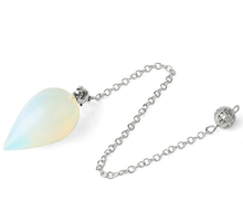 Load image into Gallery viewer, Waterdrop Healing Crystal Pendulum opal
